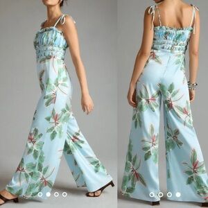 Anthropologie Hutch Satin Jumpsuit- worn once! GORGEOUS!!!